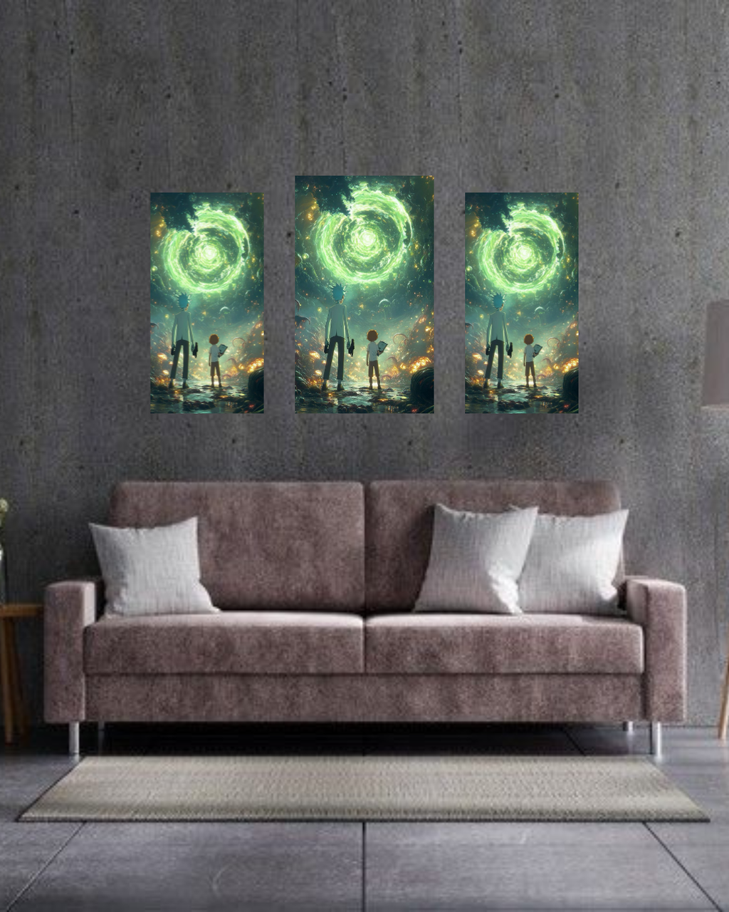 Cuandro Rick y Morty