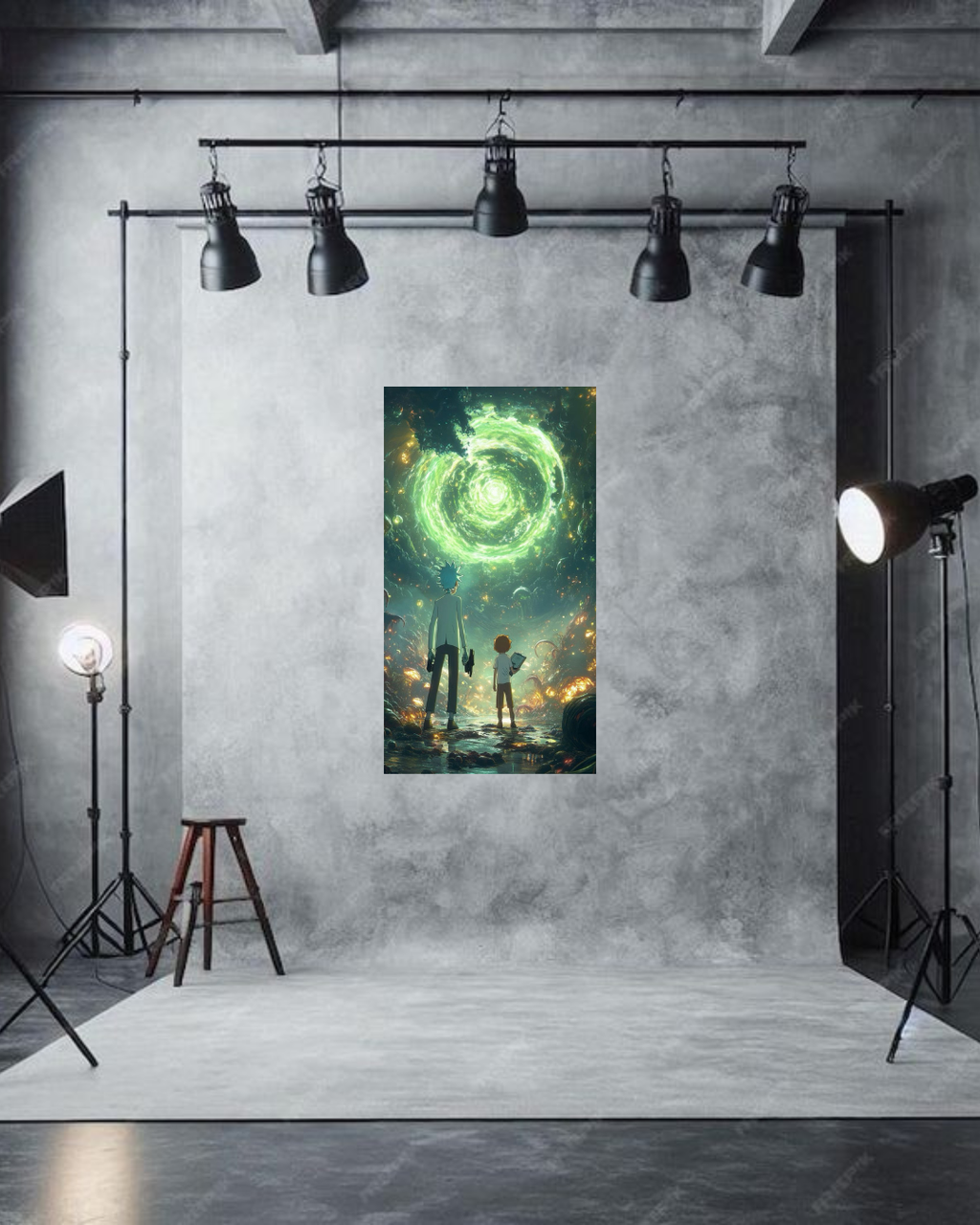 Cuandro Rick y Morty